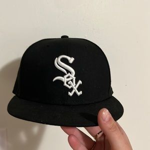 Men’s Chicago white sox New Era Black 59FIFTY Fitted Hat